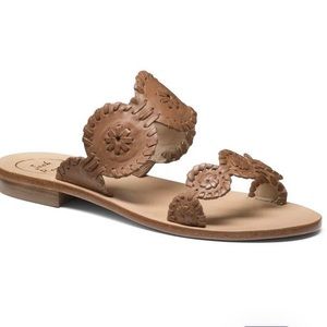 Jack Rogers Lauren Sandals Tan Size 9M